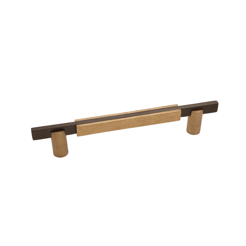 Bronze Contemporary Round Base Handle 6" Champagne Espresso