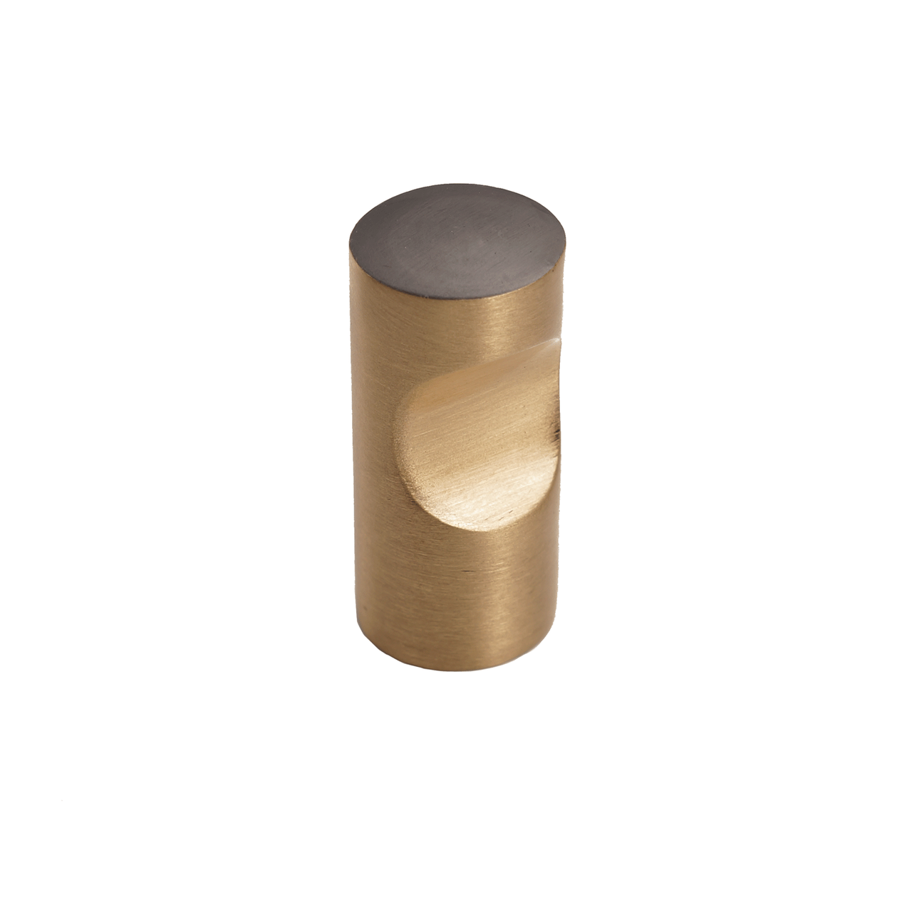 Bronze Contemporary Finger Pull 3/4" Champagne Espresso