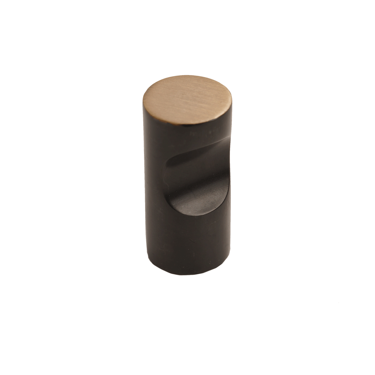 Bronze Contemporary Finger Pull 3/4" Espresso Champagne