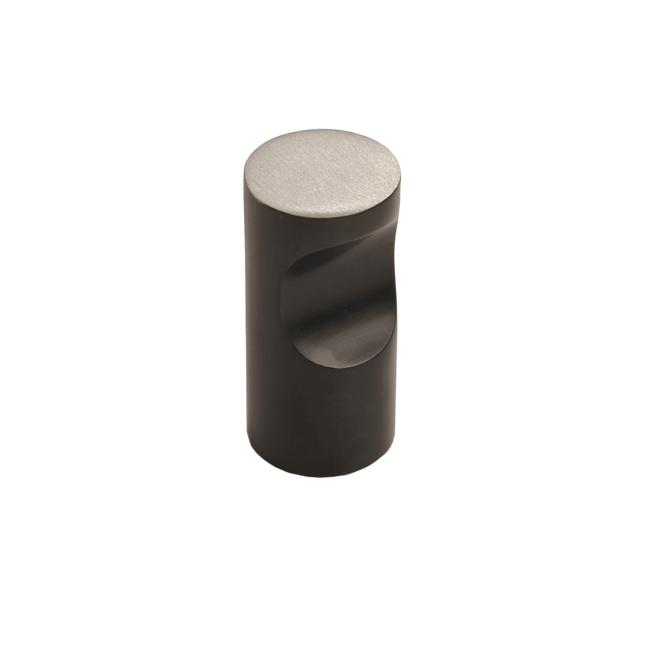 Bronze Contemporary Finger Pull 3/4" Espresso Platinum