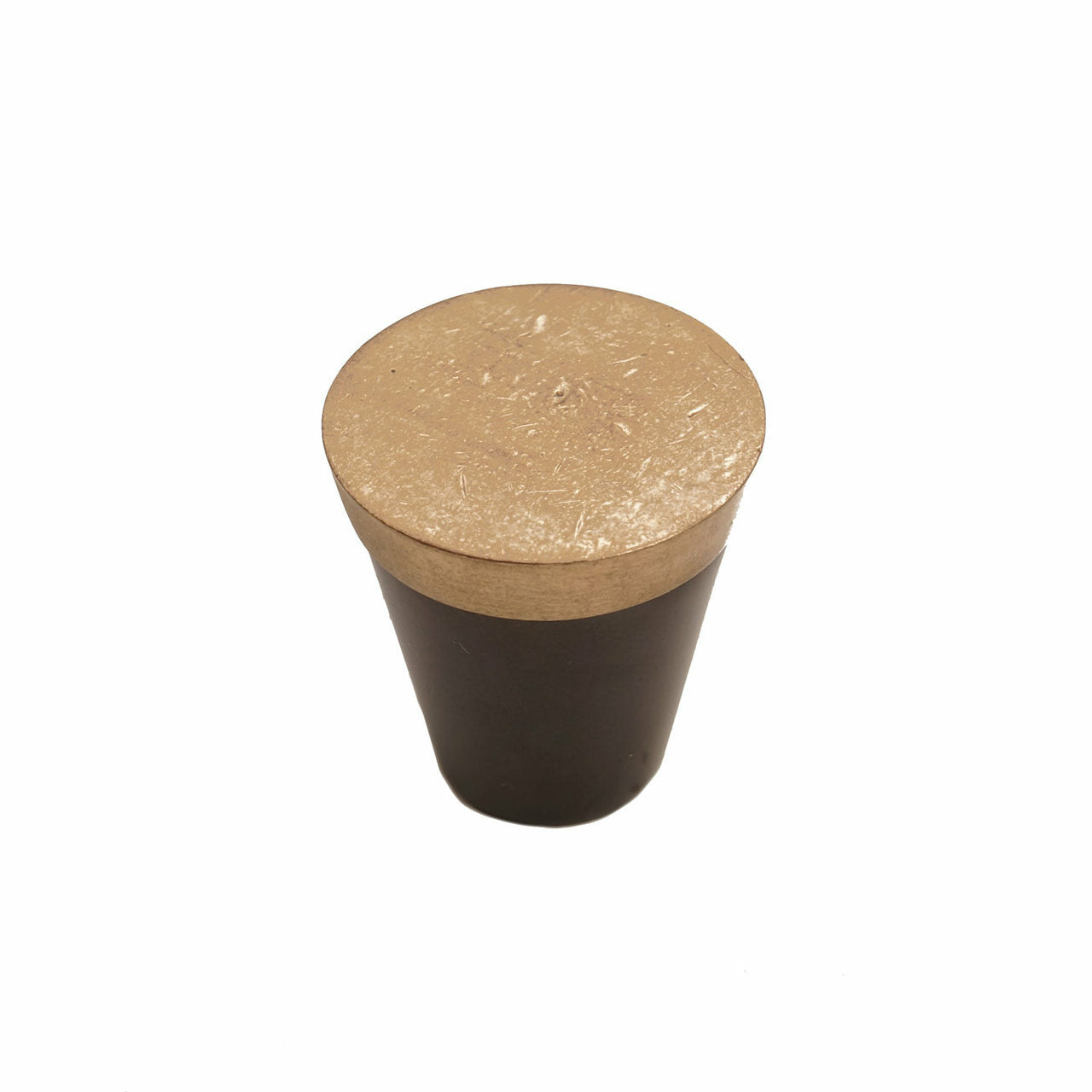 Bronze Contemporary Cone Knob 1 1/8" Espresso Champagne
