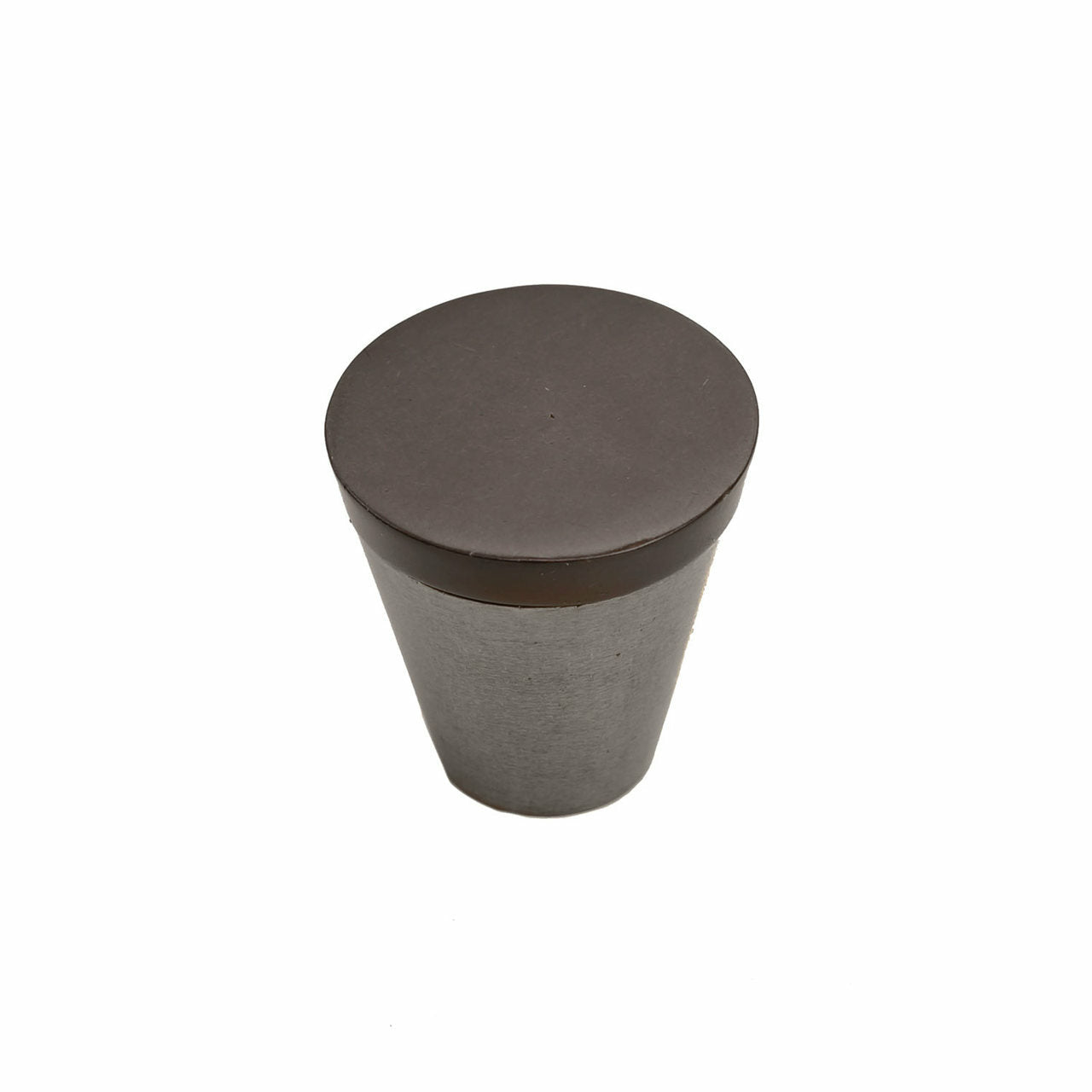 Bronze Contemporary Cone Knob 1 1/8" Platinum Espresso