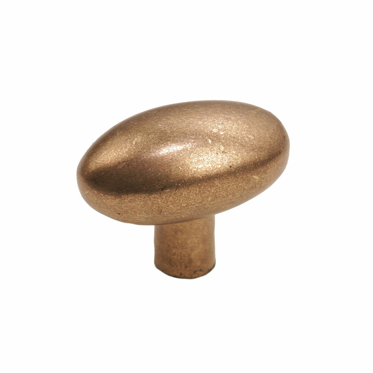Bronze Oblong Knob 1 3/8" Platinum Champagne