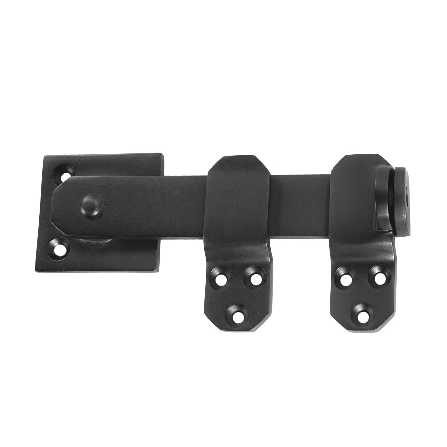 Solid Bronze Lockable Bar Latch – Black