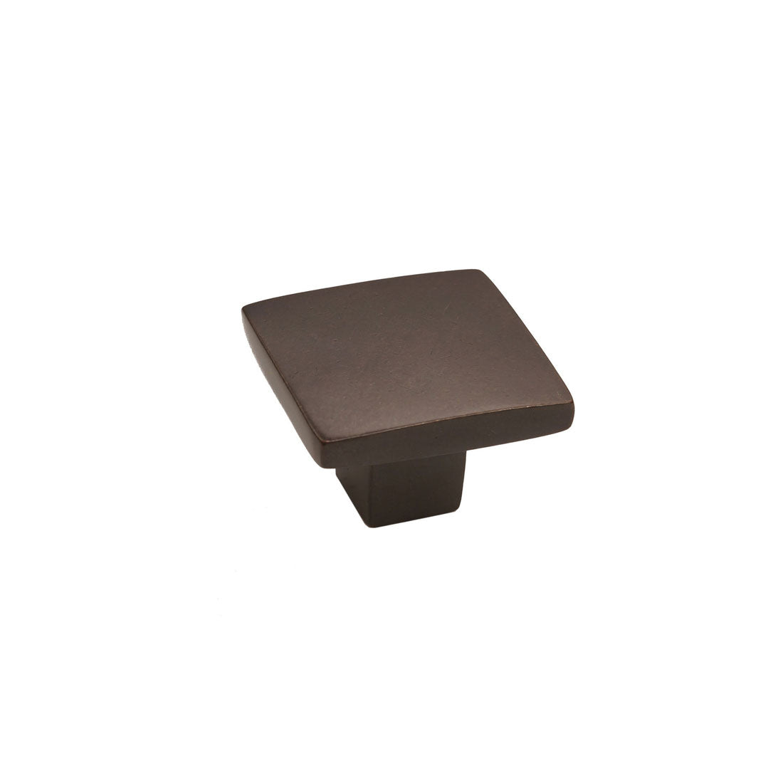 Bronze Flat Square Knob 1″ Espresso
