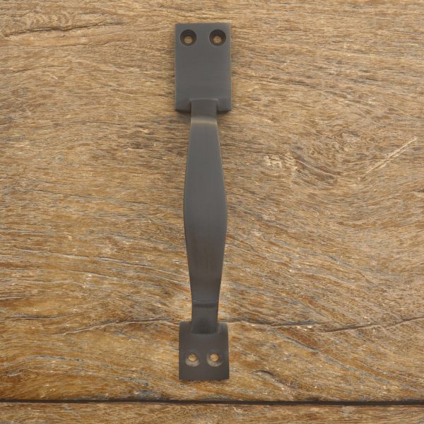 Solid Bronze Rectangular Pull Handle – Oil-Rubbed Bronze