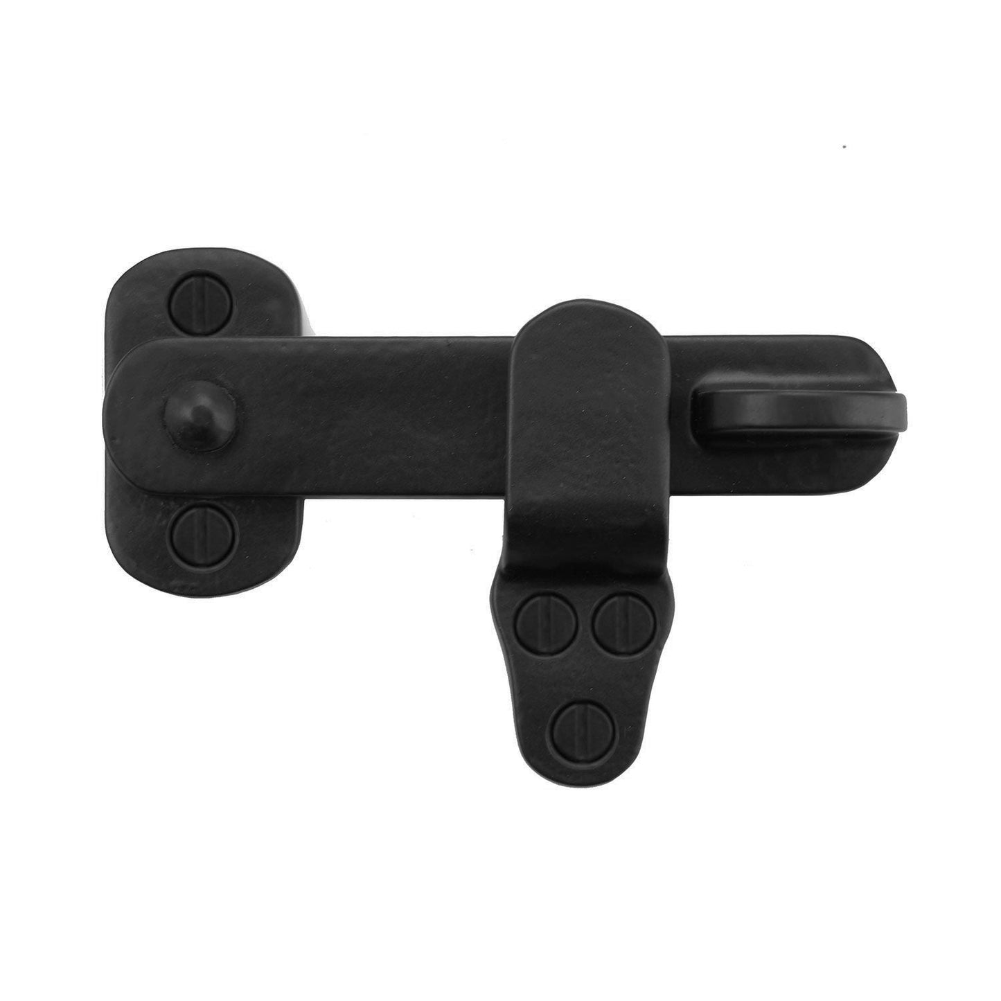 Brass Valley – Cast Brass 4″ Flip Latch – Black Powdercoated