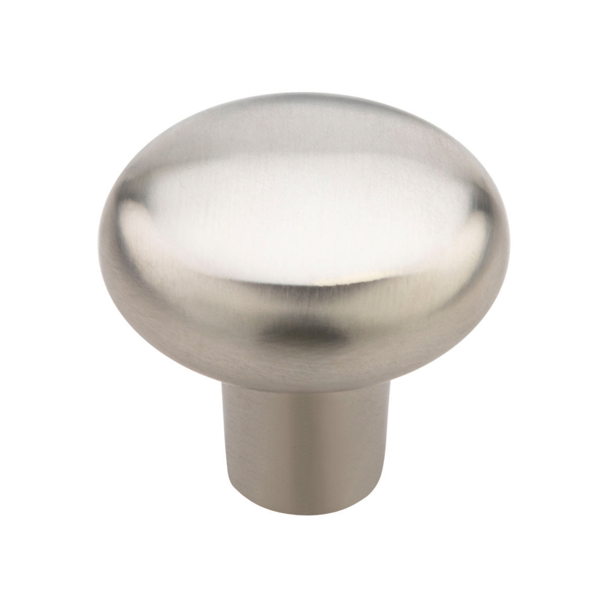 Mushroom Knob Satin Nickel Large