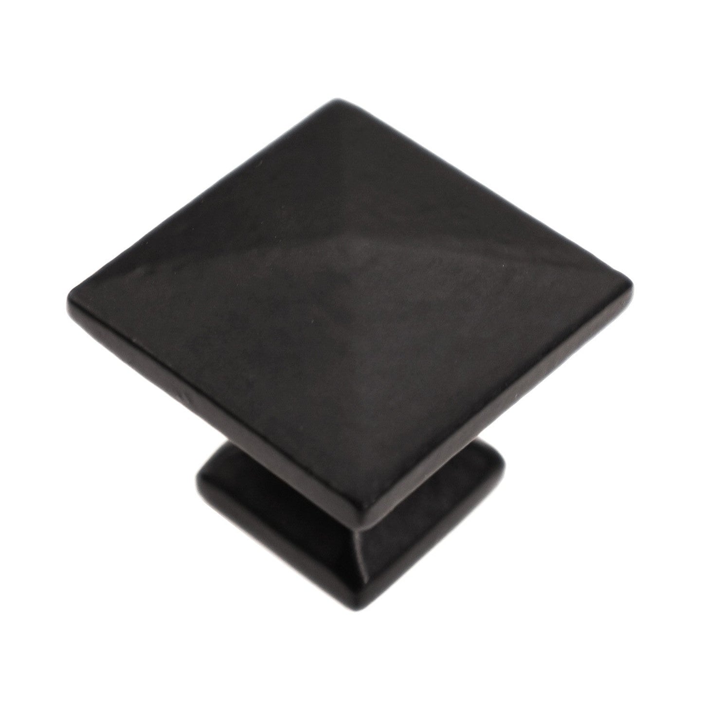Cast Iron 1-1/4″ Modern Square Iron Cabinet Knob – Packs of (5)