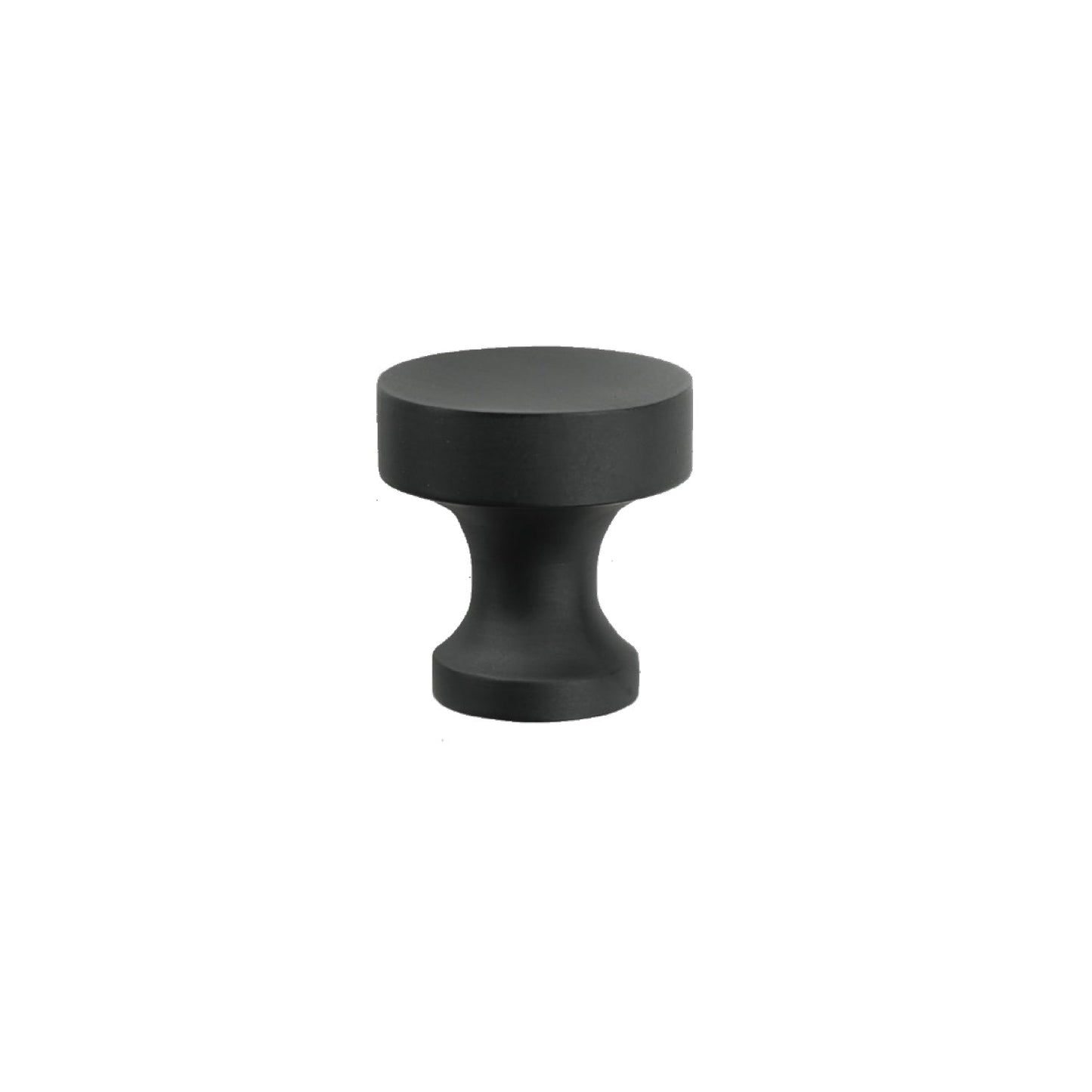 Solid Bronze 1-1/4″ Flat Top Cabinet Knob – Black