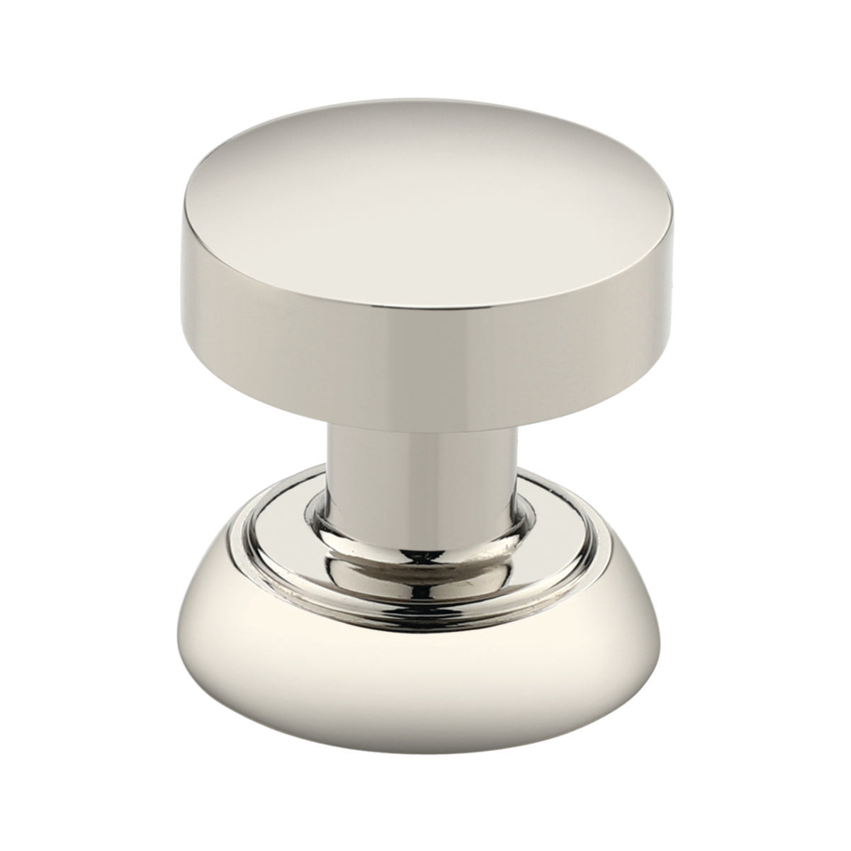 Detroit Cabinet Knob Polished Nickel Medium