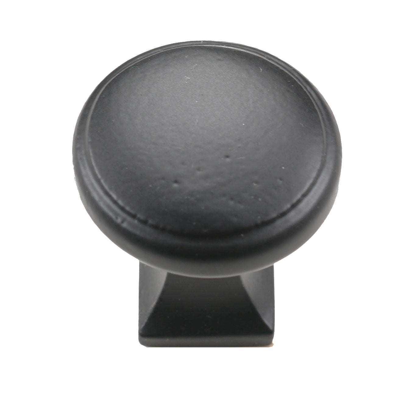 Cast Iron Round Square Iron Cabinet Knob – Packs of 10