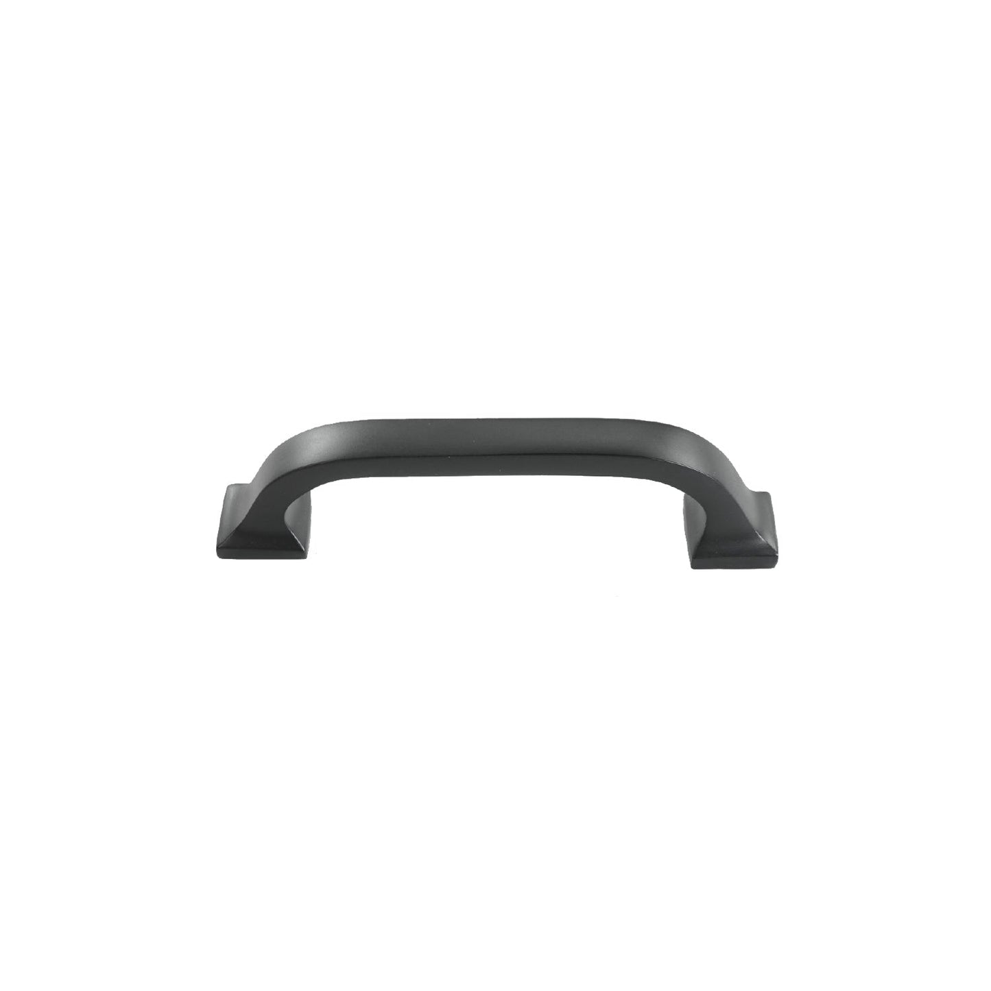 Solid Bronze 4″ CC Curve Cabinet Handle – Black