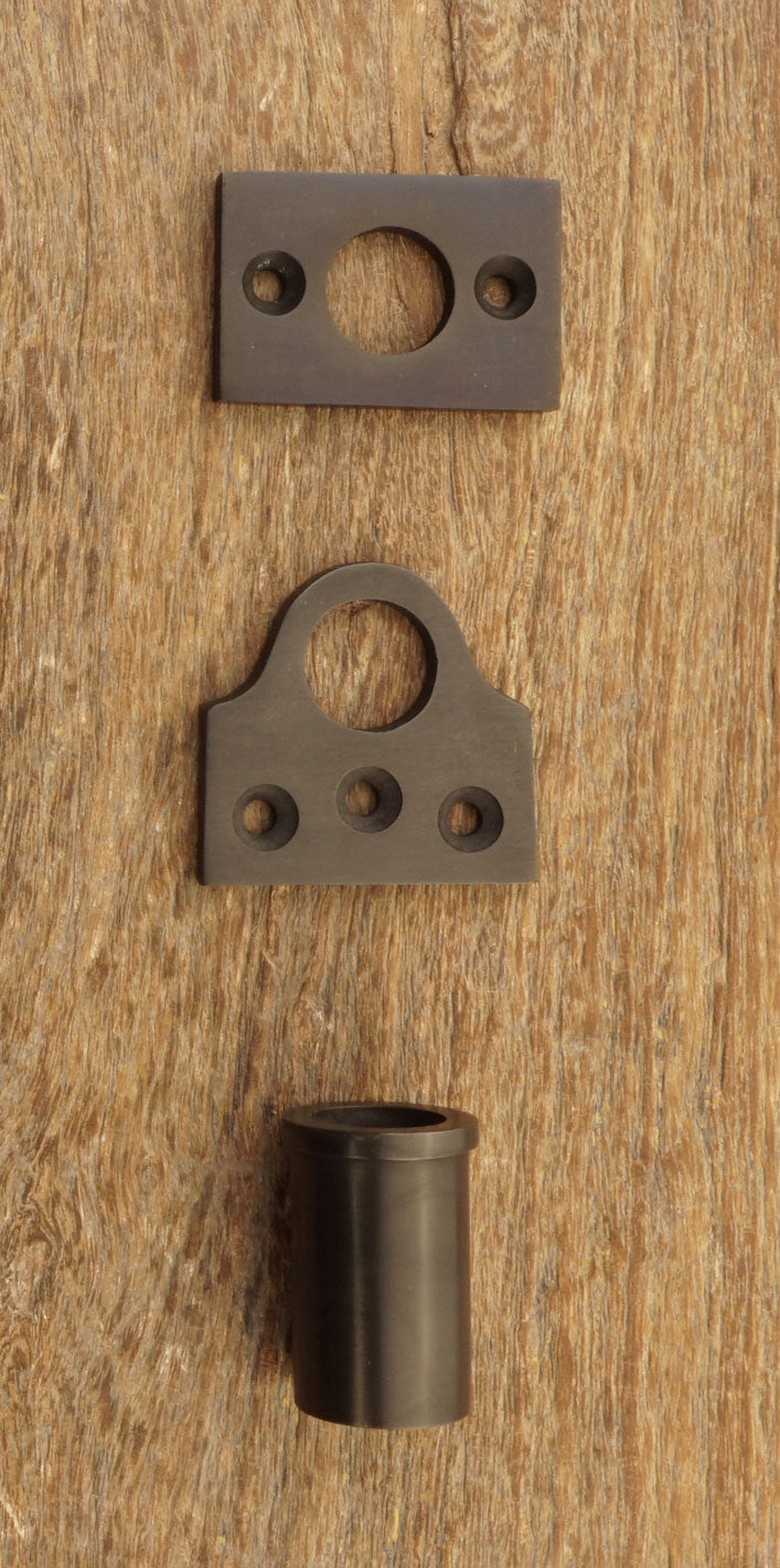 Solid Bronze 20" Textured Cane Bolt