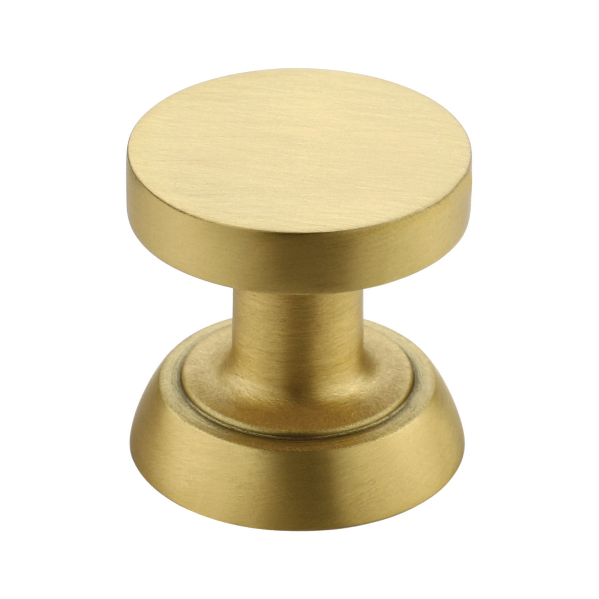 Detroit Cabinet Knob Satin Brass Small