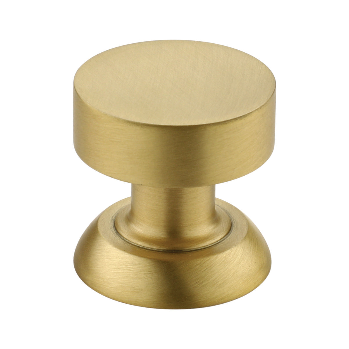 Detroit Cabinet Knob Satin Brass Large