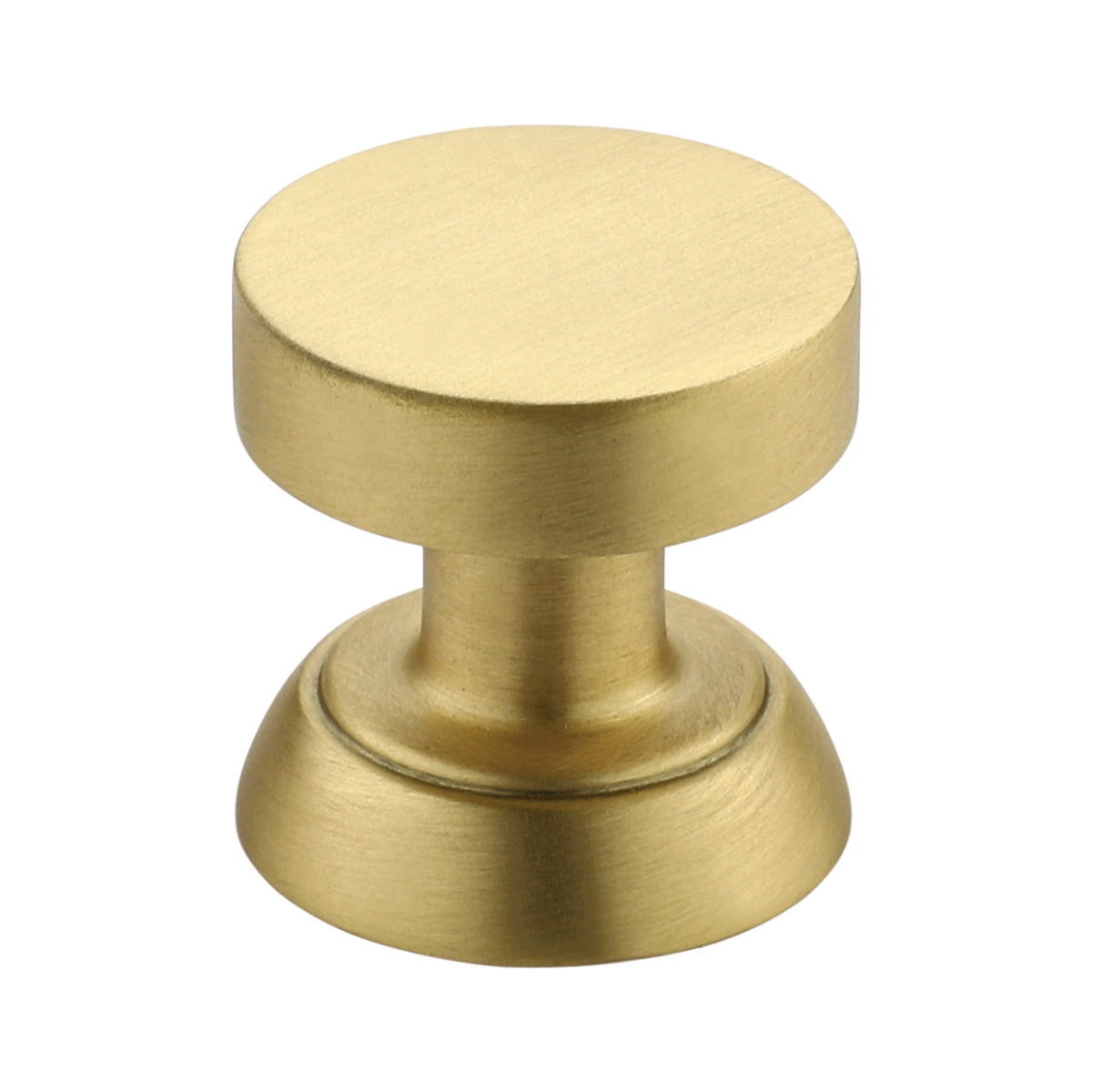 Detroit Cabinet Knob Satin Brass Medium