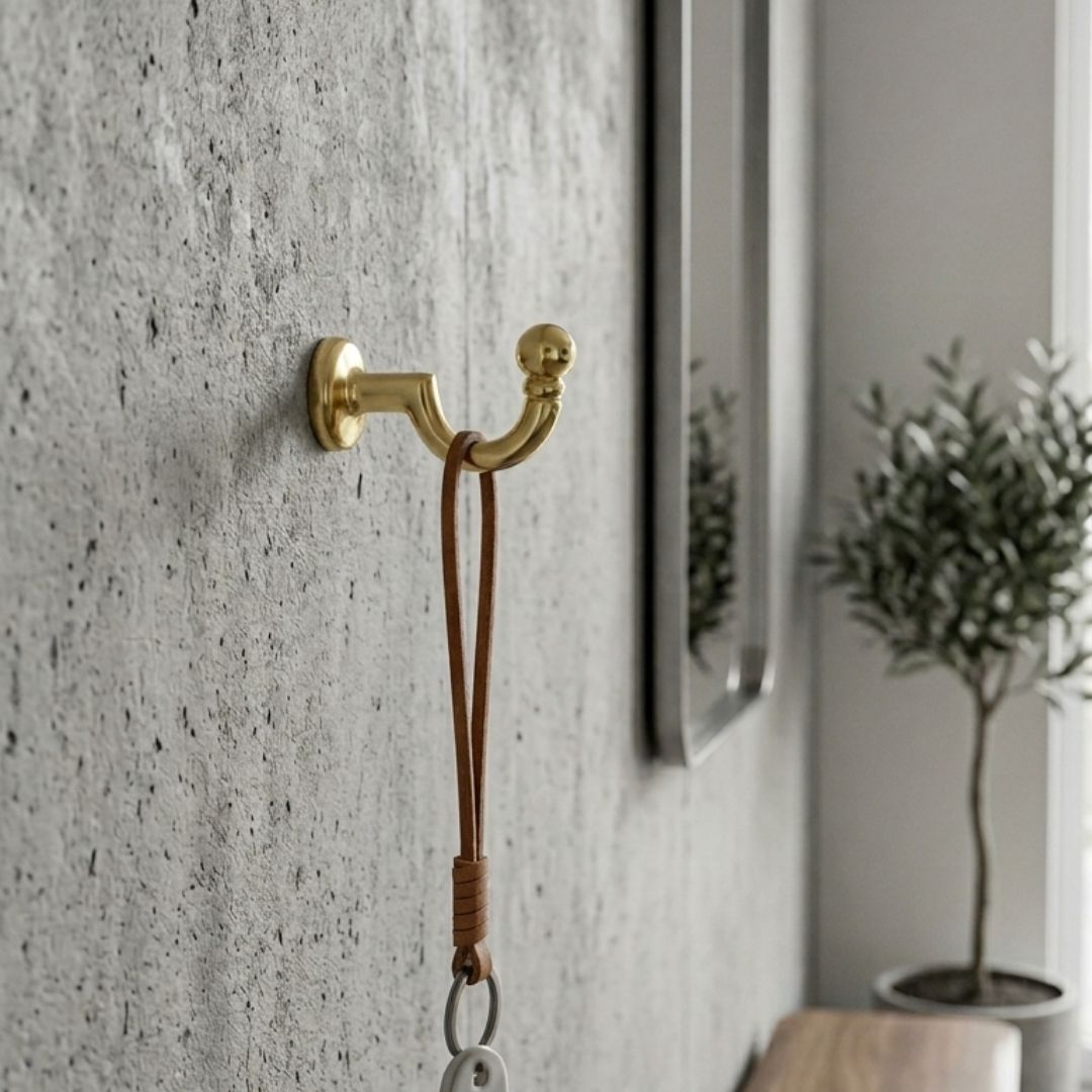 Back Hook 1 1/2" Pb (Polished Brass)
