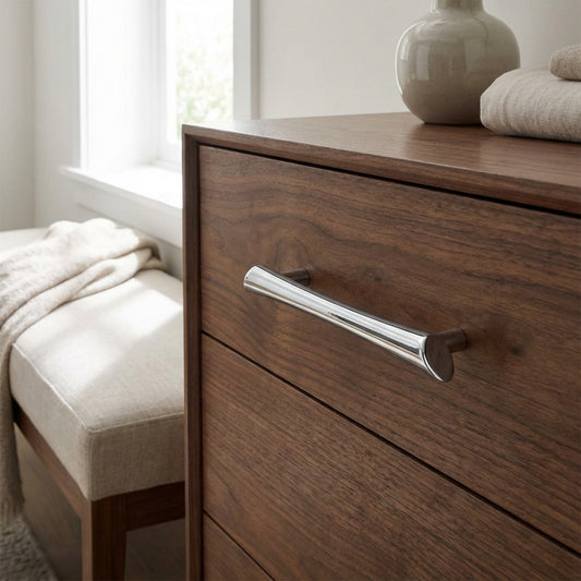 Corba Cabinet Pull 6.54″ Polished Chrome Modern Handle