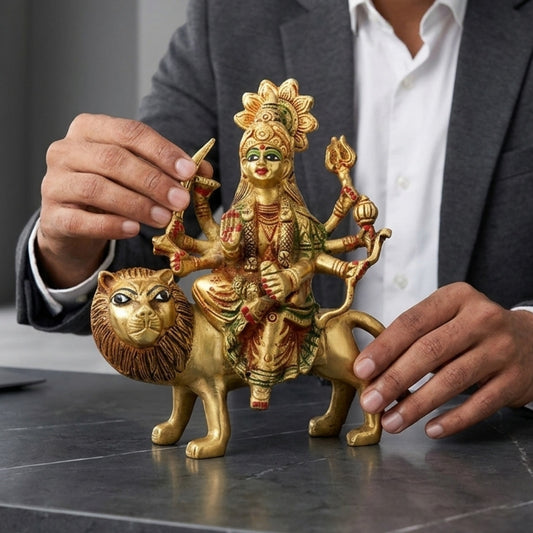 Durga Maa | Handcrafted Durga Maa Brass Statue for Home Décor & Pooja