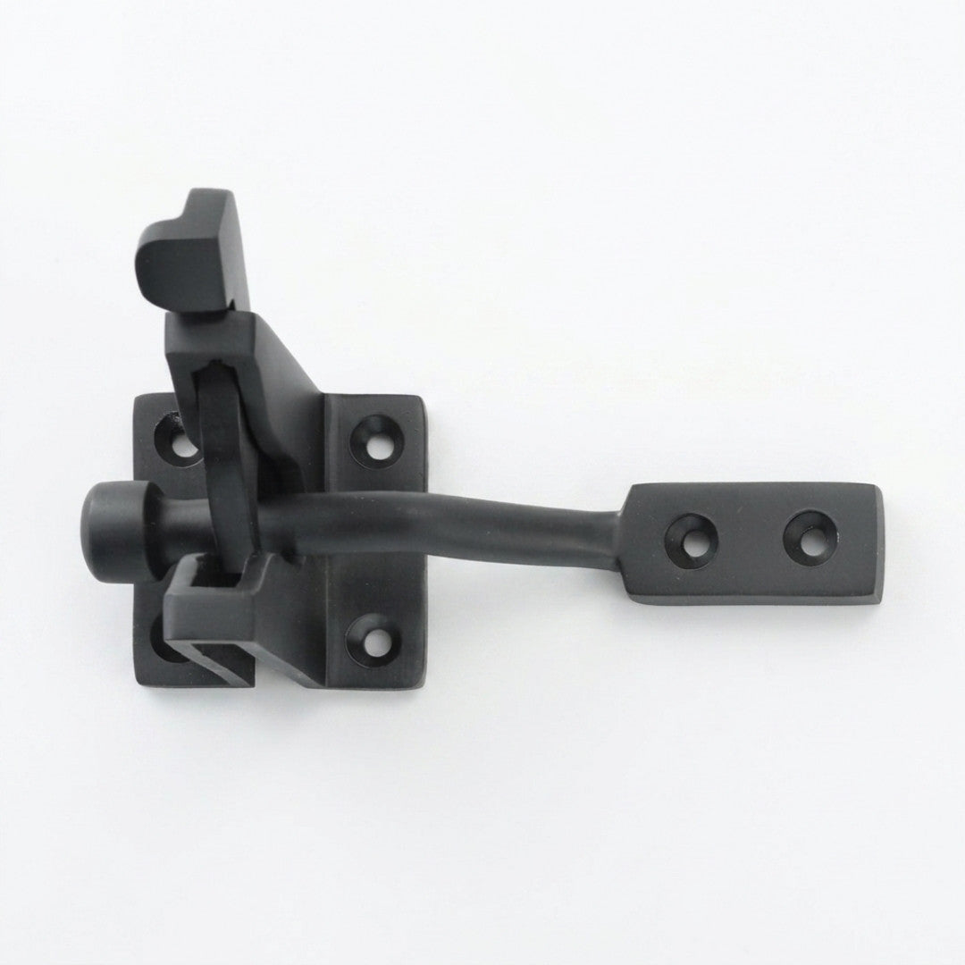 Solid Bronze Gravity Gate Latch Heavy Duty Black Gate & Door Latch
