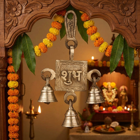 Brass Shubh Decorative Idol 4″ Handcrafted Auspicious Showpiece