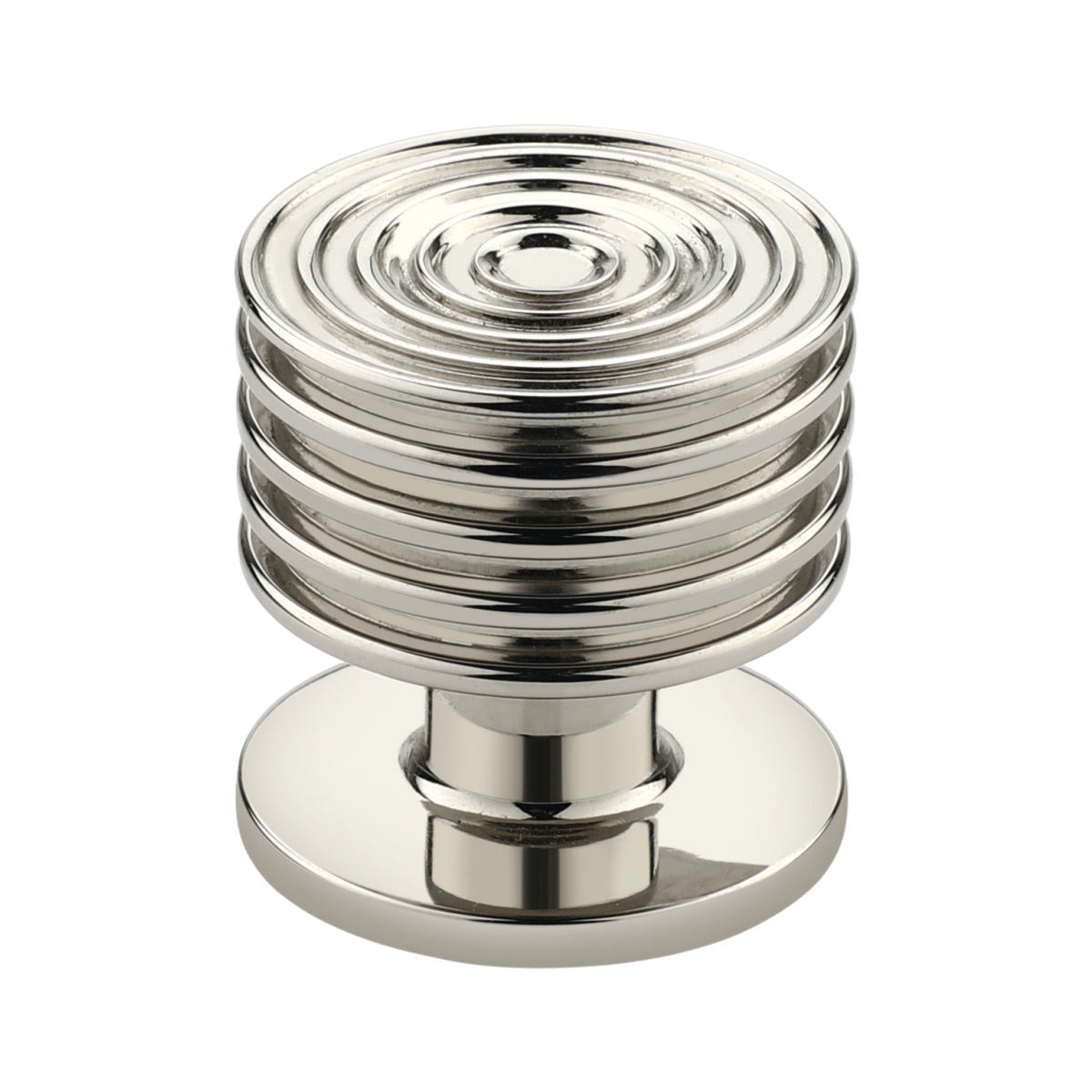Essex Cabinet Knob Polished Nickel Medium