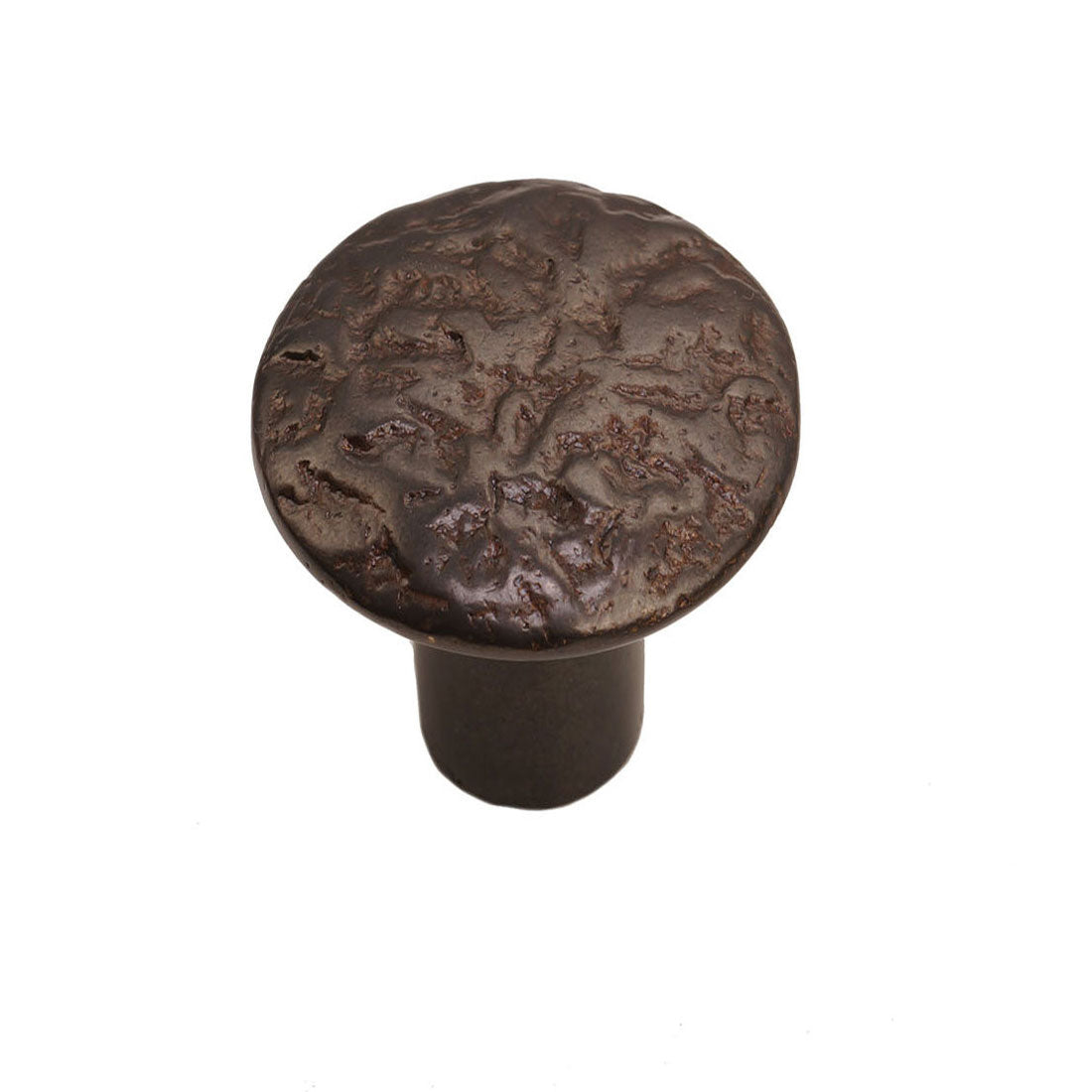 Bronze Textured Round Knob 1-1/2″ Espresso Cabinet Knob