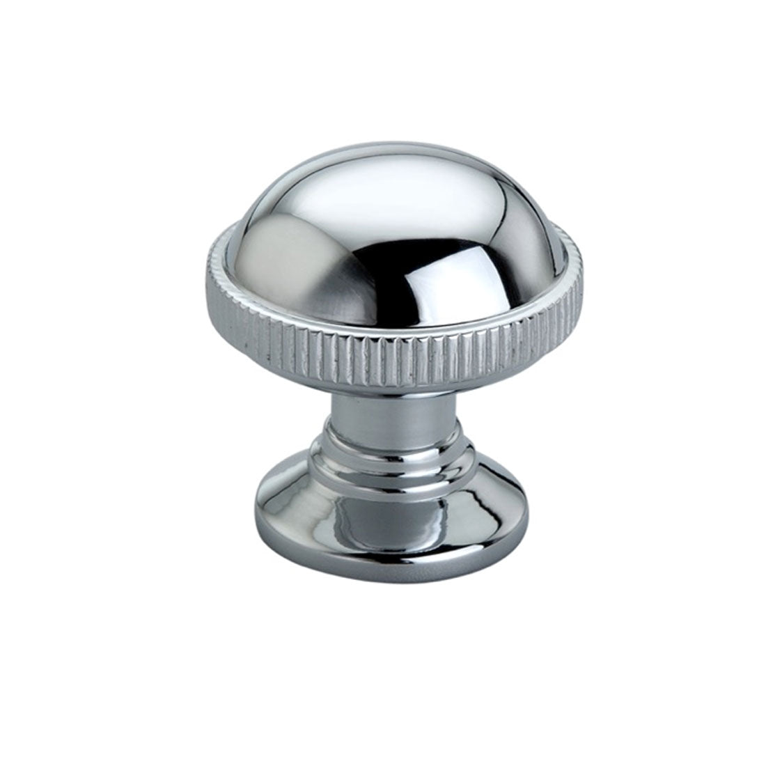 Hammered Cabinet Knob Polished Nickel Large