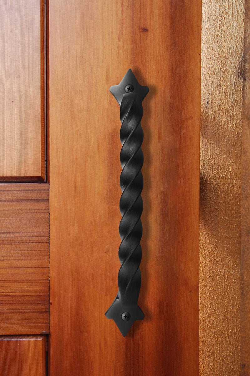 Cast Iron 9" Twist Door & Gate Pull Handle