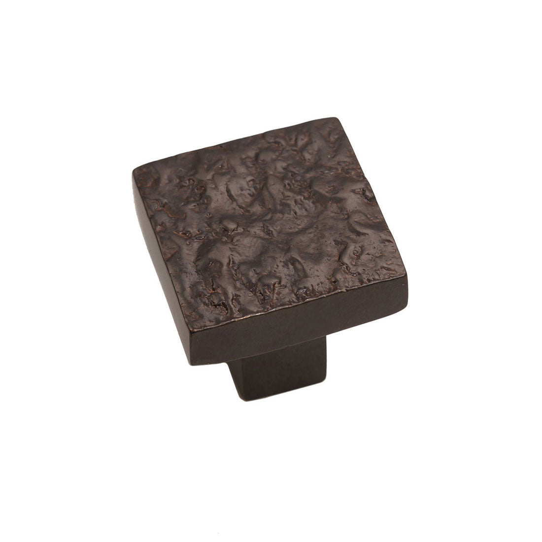 Bronze Textured Square Knob 1-1/2″ Espresso Cabinet Knob – Deco Collection