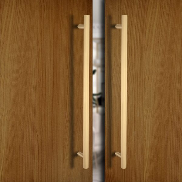 Straight knurling handle