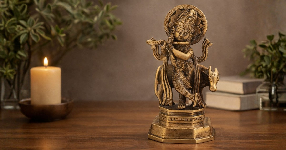 Handcrafted Bronze Idols for Home Decor