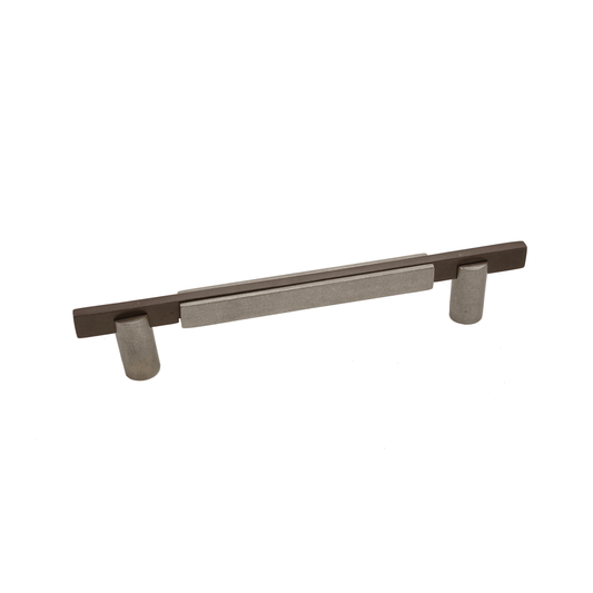 Bronze Contemporary Round Base Handle  6"   Platinum Espresso