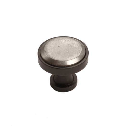 Bronze Contemporary Round Knob  1 1/4"   Espresso Platinum