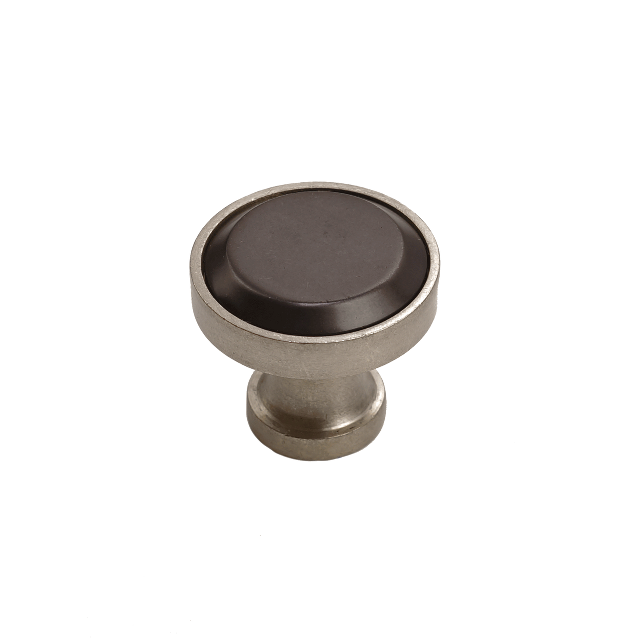 Bronze Contemporary Round Knob  1 1/4"   Platinum Espresso