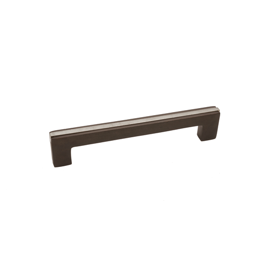 Bronze Contemporary Banded Handle 6"   Espresso Platinum