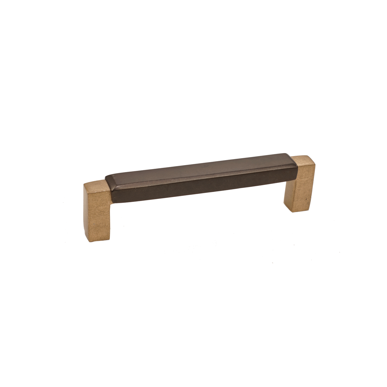 Bronze Contemporary Bevel Top Handle 4"   Champagne Espresso
