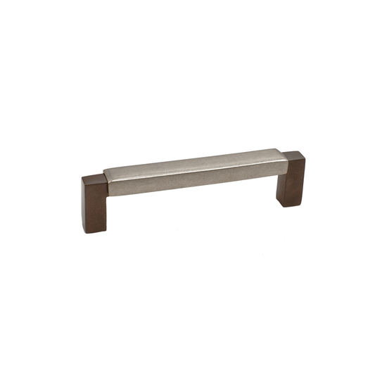 Bronze Contemporary Bevel Top Handle 4"   Espresso Platinum