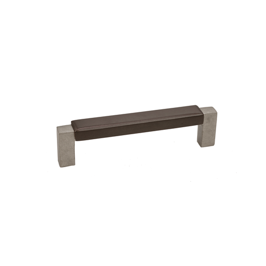 Bronze Contemporary Bevel Top Handle 4"   Platinum Espresso