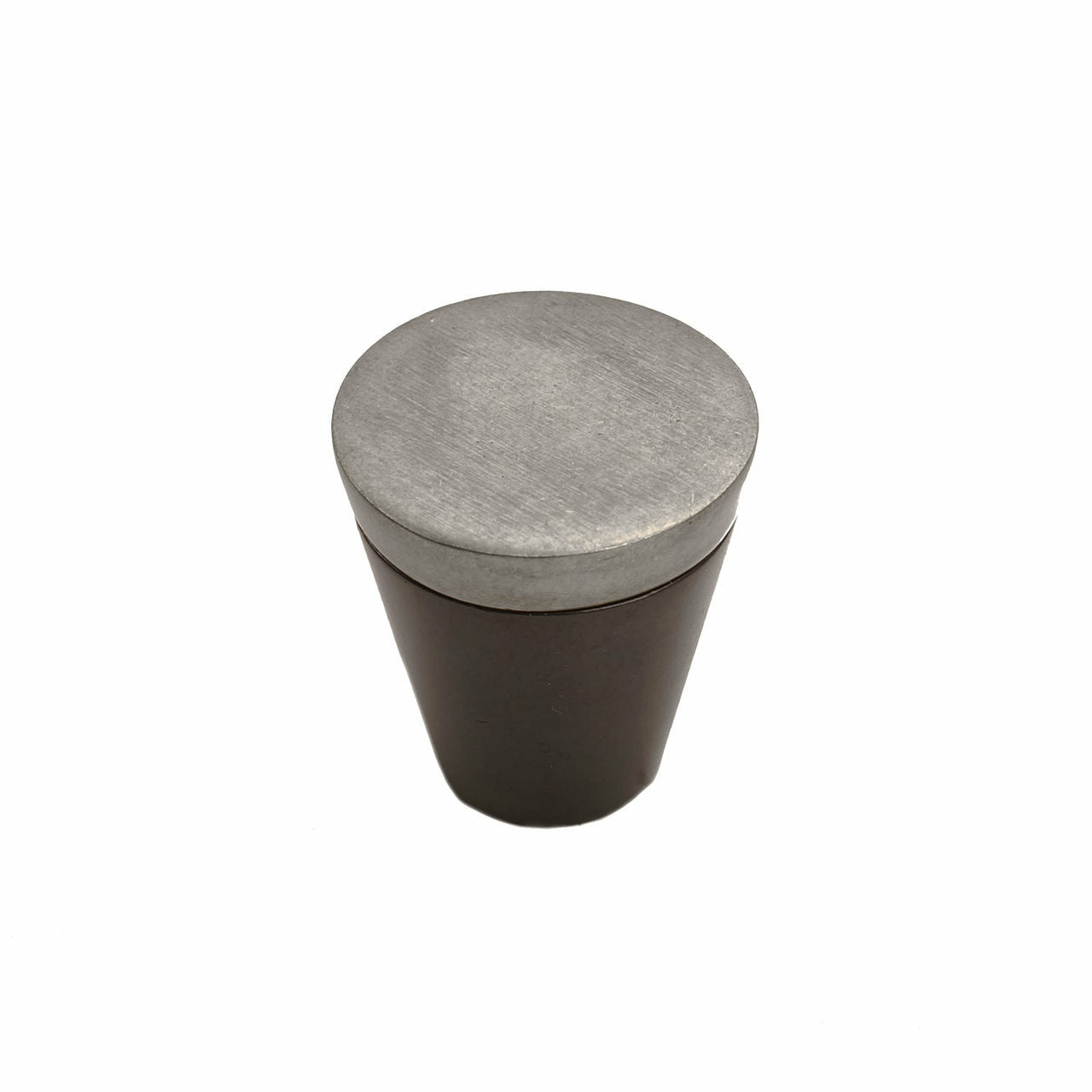 Bronze Contemporary Cone Knob 1 1/8"   Espresso Platinum
