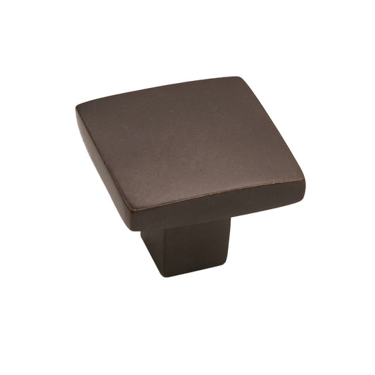 Bronze Flat Square Knob 1-1/2″ Espresso Cabinet Knob