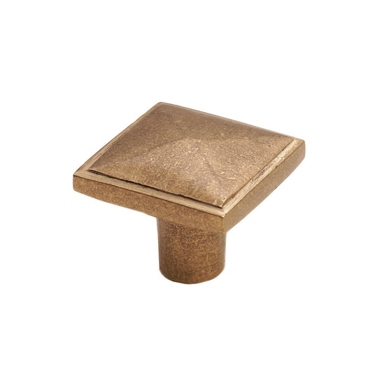 Bronze Pyramid Knob 1-1/4″ Champagne Cabinet Knob – Mission Collection