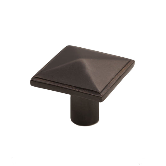 Bronze Pyramid Knob 1-1/4″ Espresso Cabinet Knob – Mission Collection