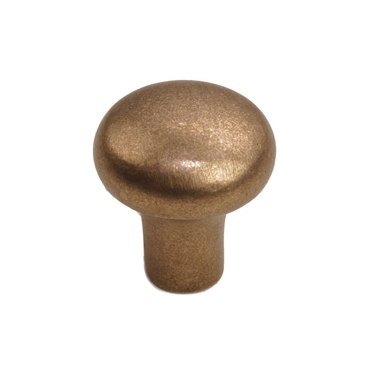 Bronze Mushroom Knob 1 1/4" Platinum   Champagne
