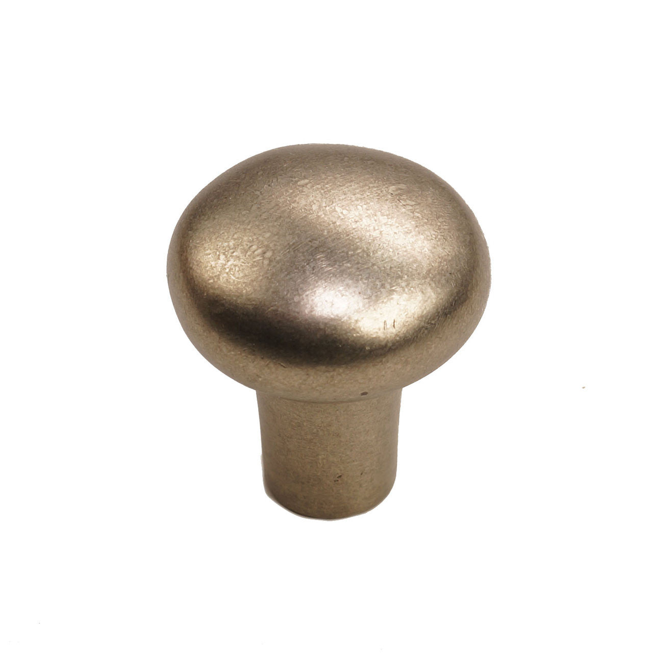 Bronze Mushroom Knob 1 1/4" Platinum   Platinum