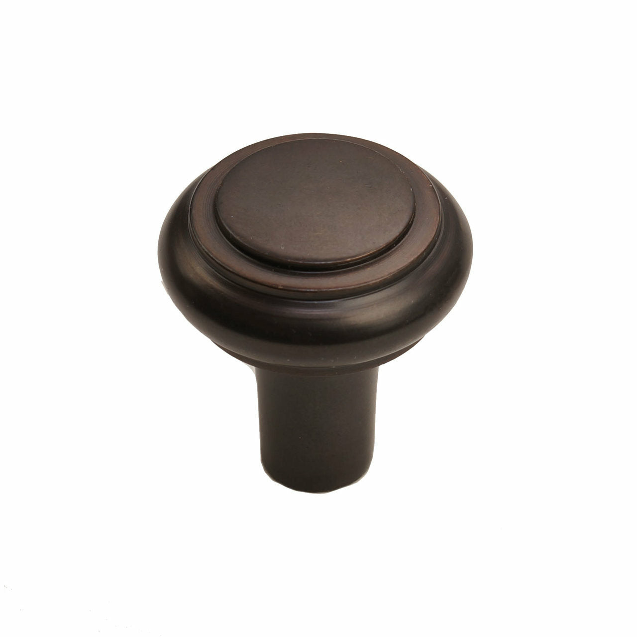 Bronze Stepped Round Knob 1 1/4"   Espresso