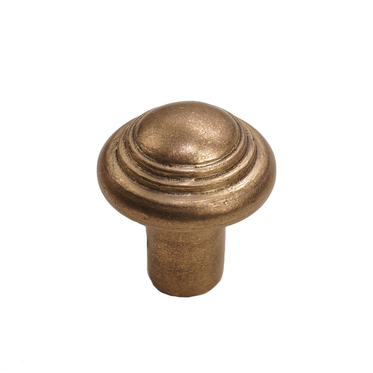 Bronze Button Round Knob 1 1/4" Platinum     Champagne