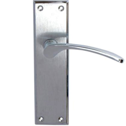 Edwardian Lever Door Handle Set – PB/MB & CP/MC Finishes
