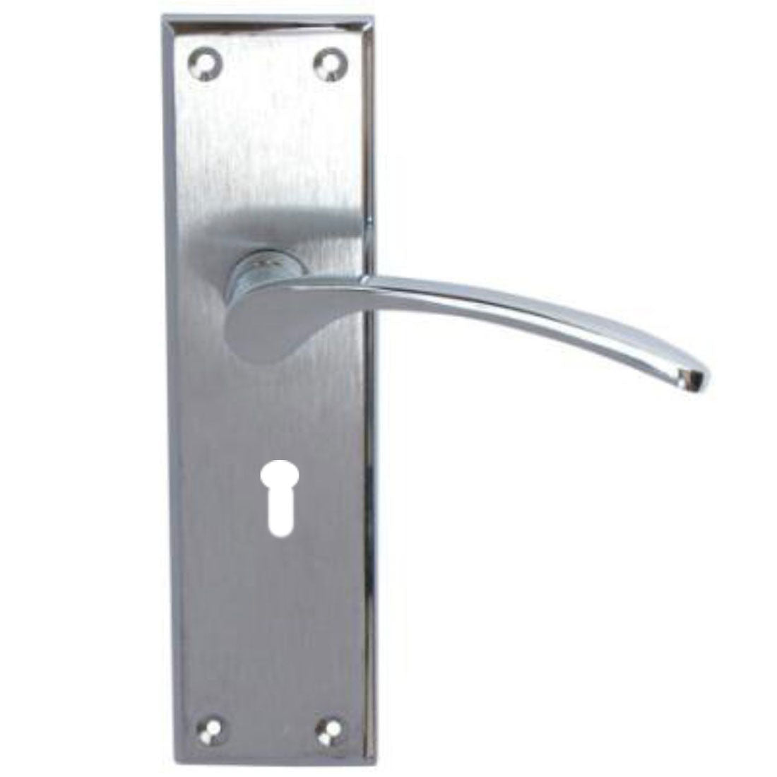 Edwardian Lever Door Handle Set – PB/MB & CP/MC Finishes